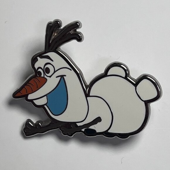 frozen – olaf sliding down the mountain pin (disney • jerry leigh • 2014) - Picture 1 of 3